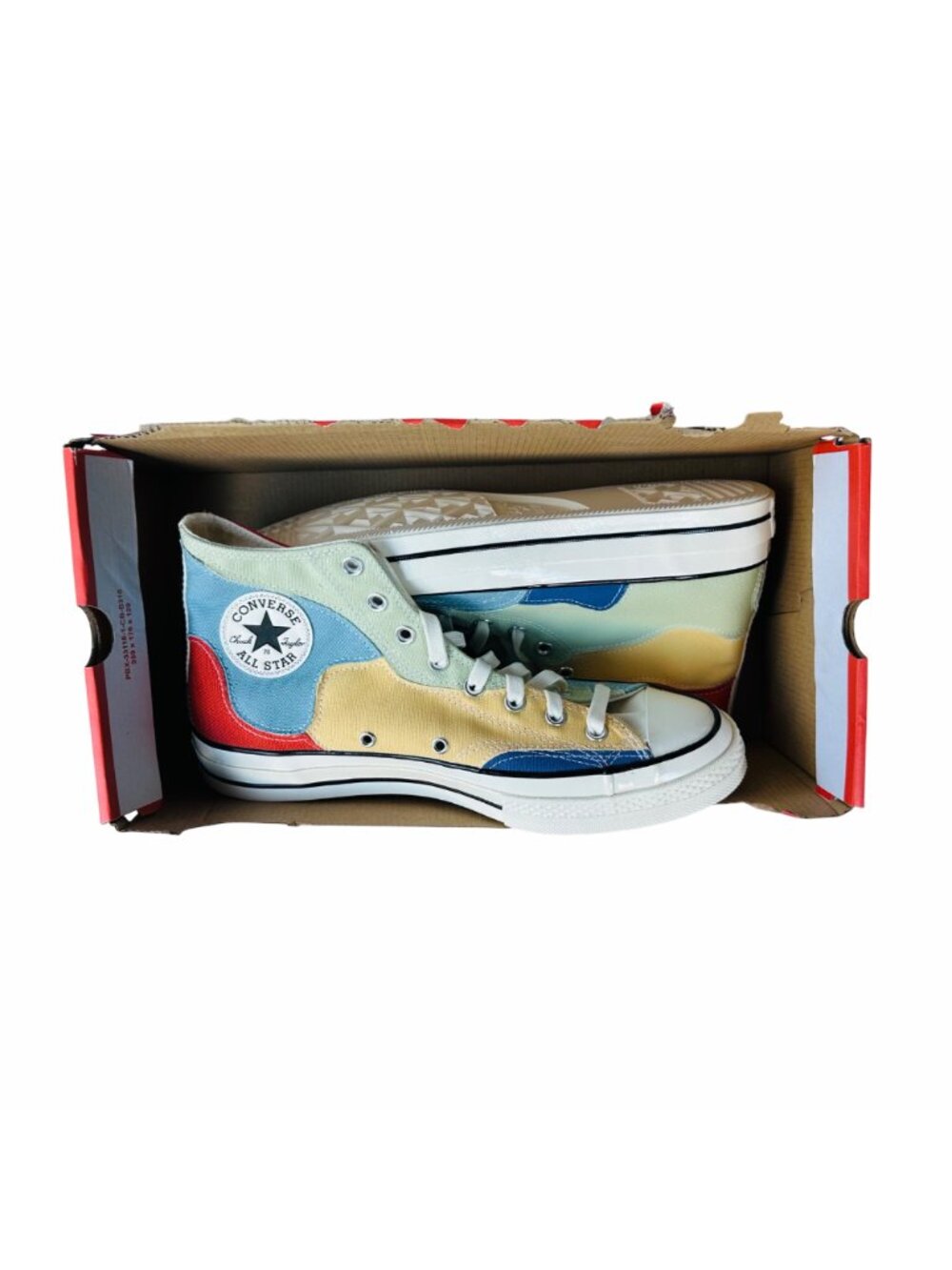 ⭐Converse Chuck 70 HI Crafted Patchwork Sz 11.5 Men Shoes Sneakers Green A03292C - Picture 7 of 9